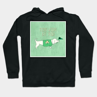 Saint Patrick's Day Dog Design Teeny Weeny Bit Irish Hoodie